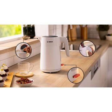 Bosch TWK2M161 Mymoment Βραστήρας 1.7lt 2400W Λευκός